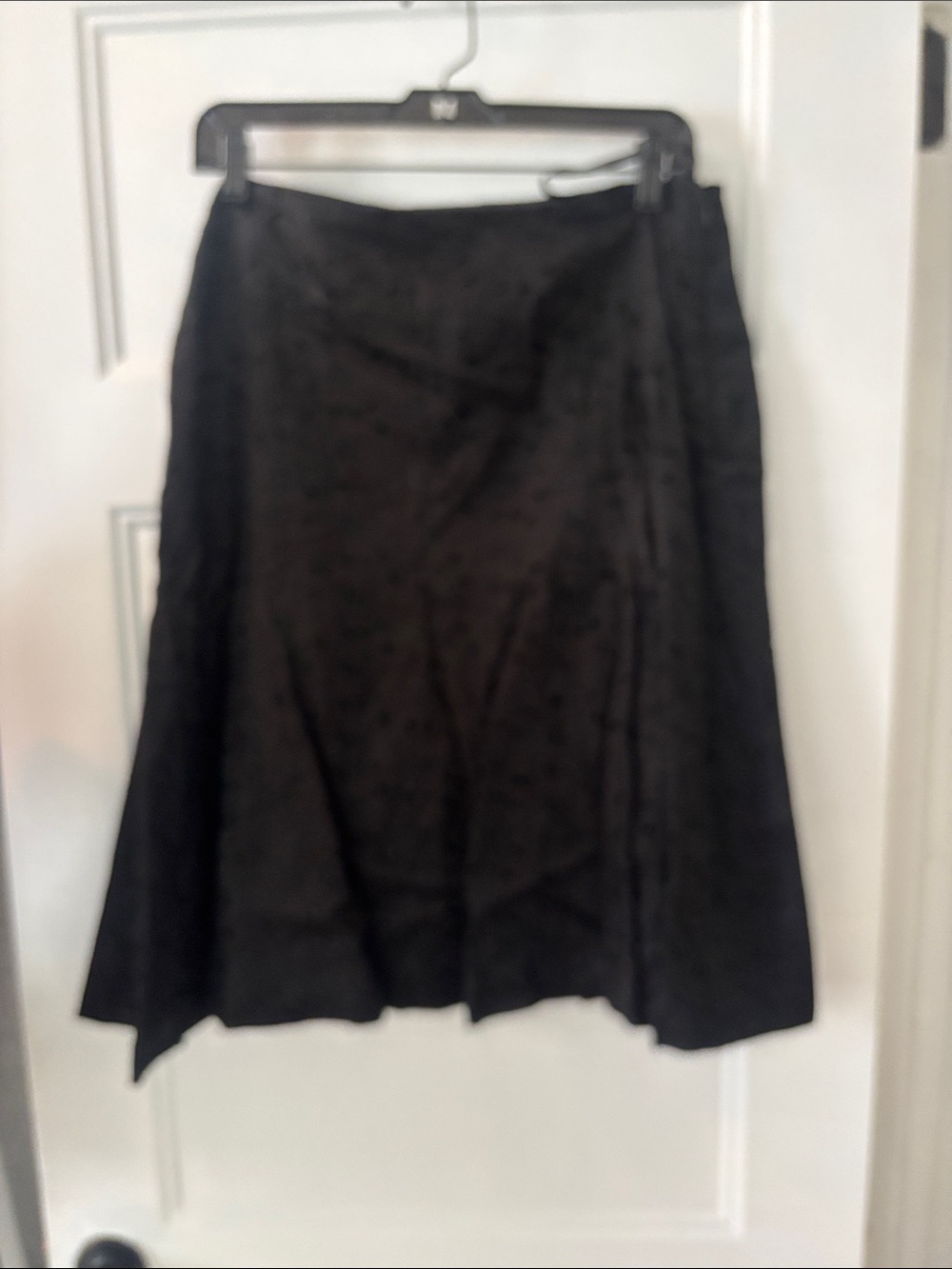 Anne Klein Black A-Line Skirt